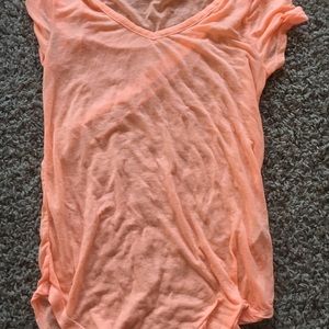 Neon orange light weight T-shirt